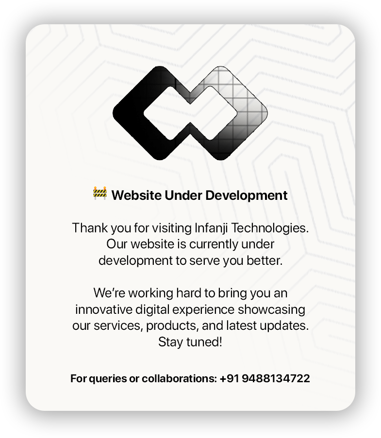 Website Under Development